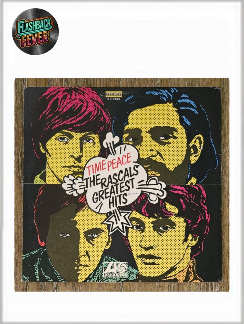 4/$30-THE RASCALS•Time Peace:The Rascals' Greatest Hits•1969 US (#SD 8190)UNIPAK